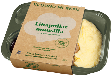 Lihapullat muusilla 350 g